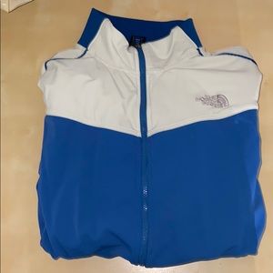 Men’s North Face Jacket in Gray and Blue, size XL